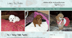 Desktop Screenshot of lowrytoypoodlesandmaltese.com